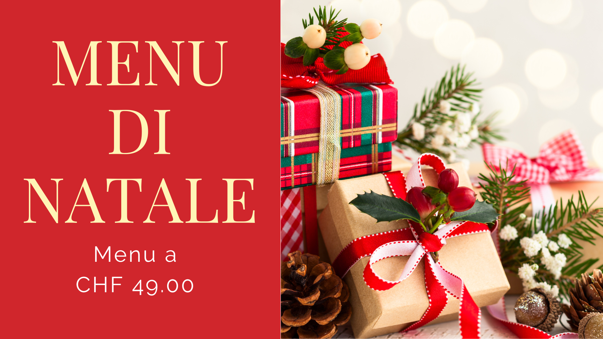 Natale menu 2024